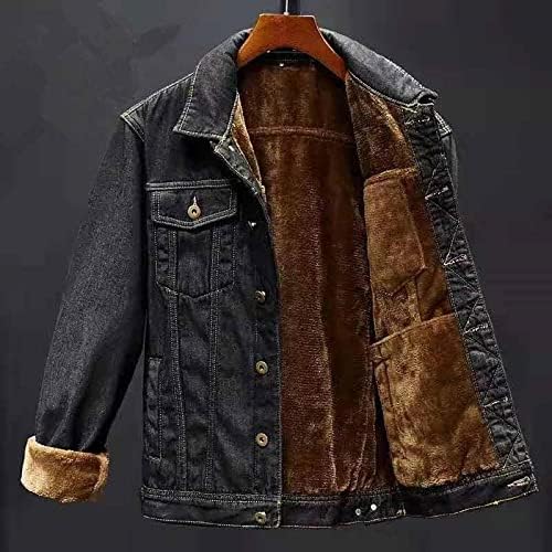 Denim jacket with thick wool lining - otto