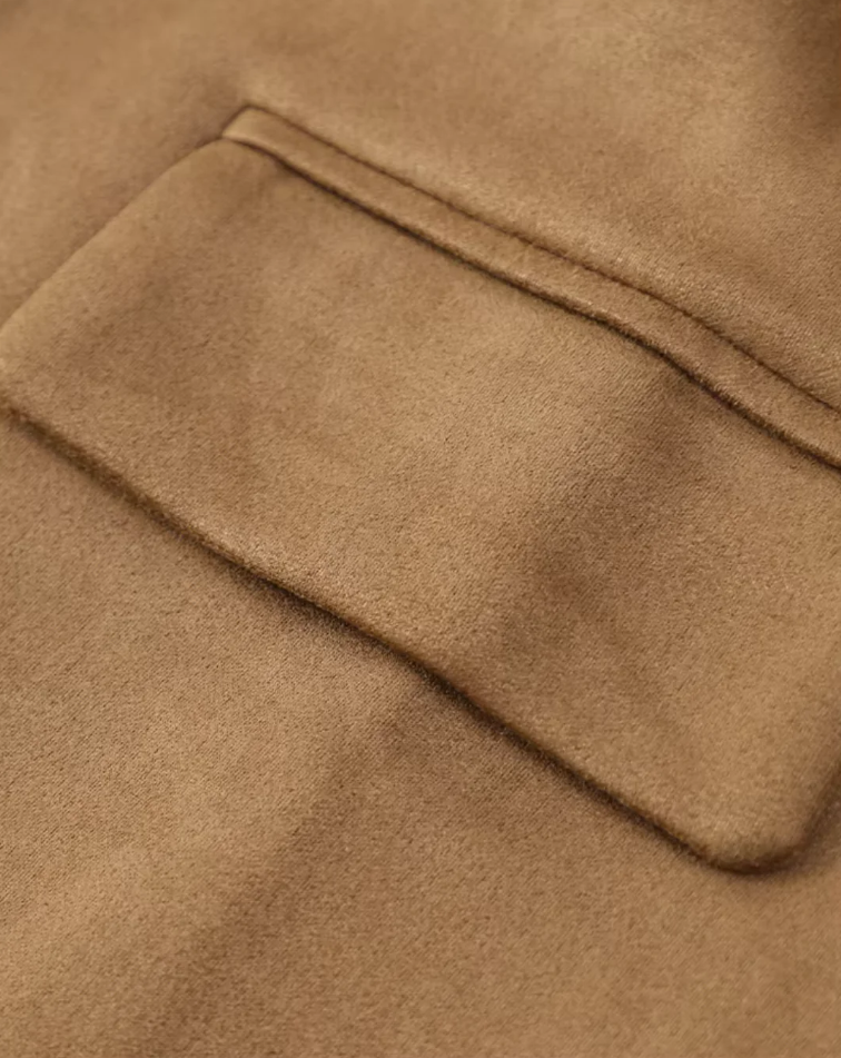 Lily | luxury camel suede women's blazer