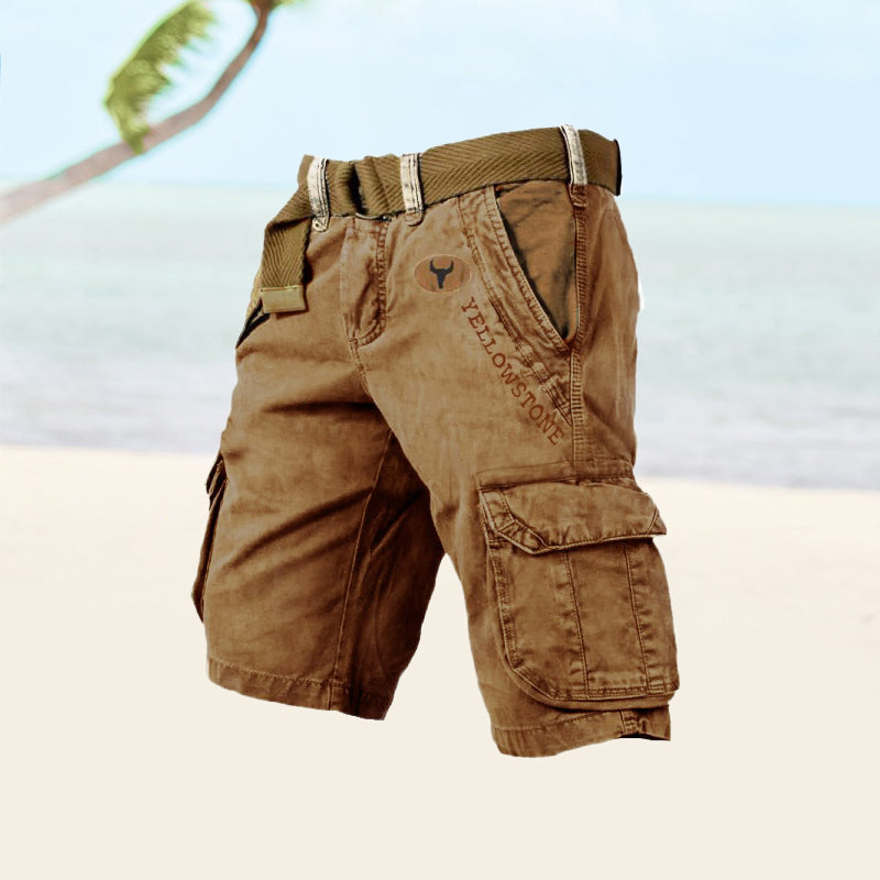 Versatile cargo shorts for men - iman