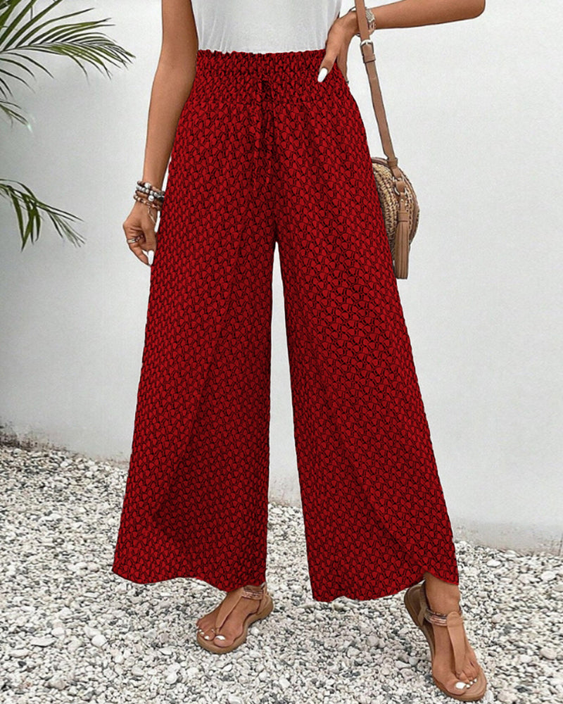 Sapphira | women's trousers with geometric print