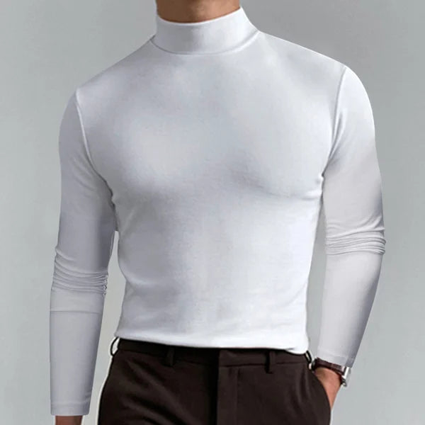 Glenn - slim-fit t-shirt with high waist and long sleeves