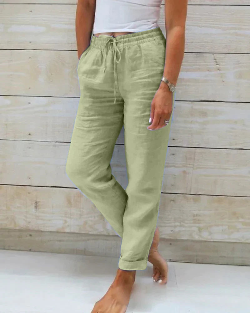 STACY - Stylish linen pants for women