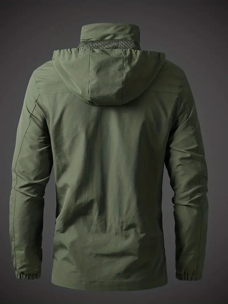 Waterproof and windproof men's outdoor jacket for all activities