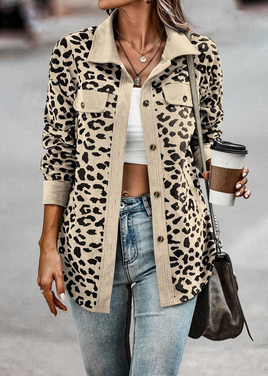 Krystal - leopard jacket for women