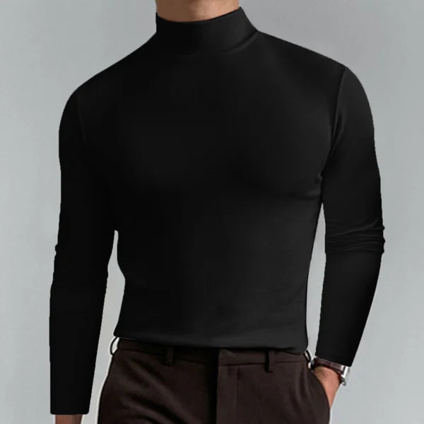 Glenn - slim-fit t-shirt with high waist and long sleeves