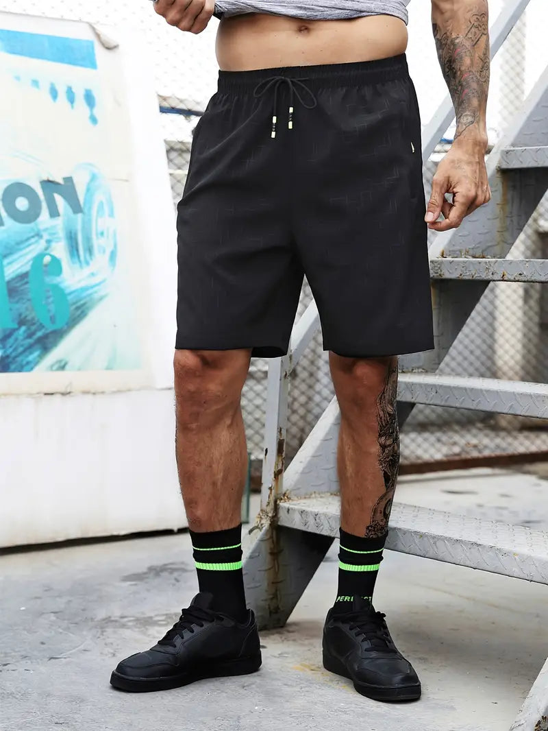 James – breathable shorts with zip pockets