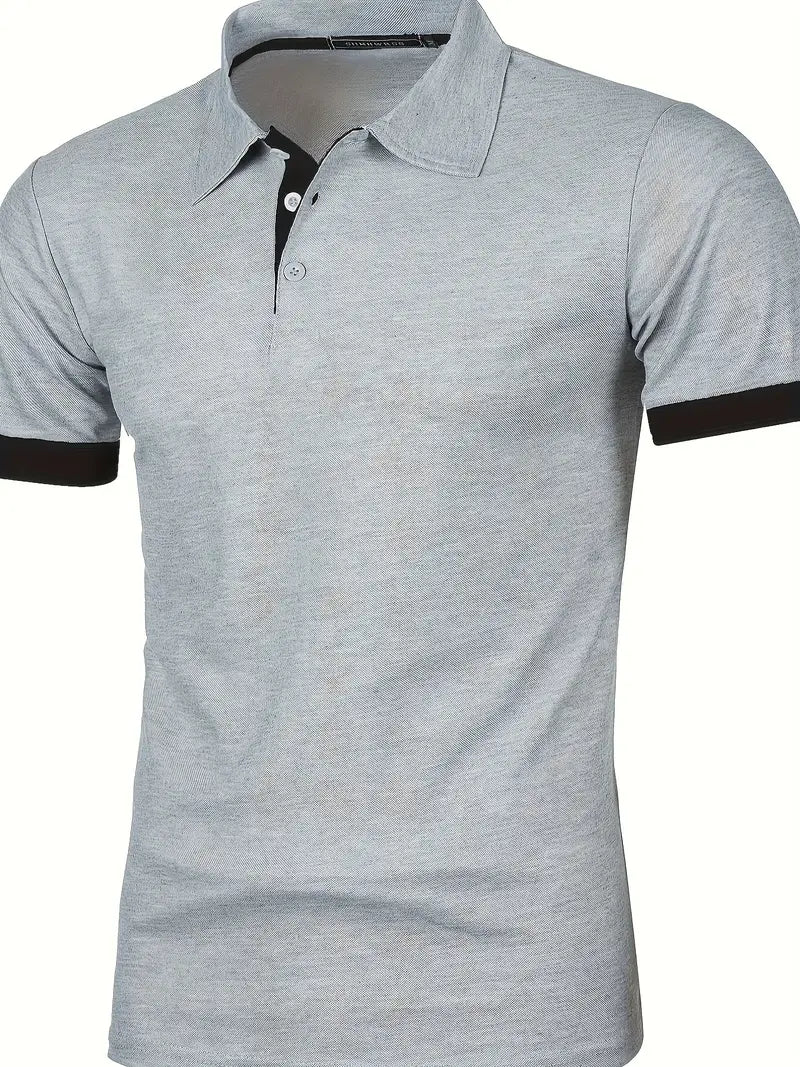 William – casual color block shirt for men