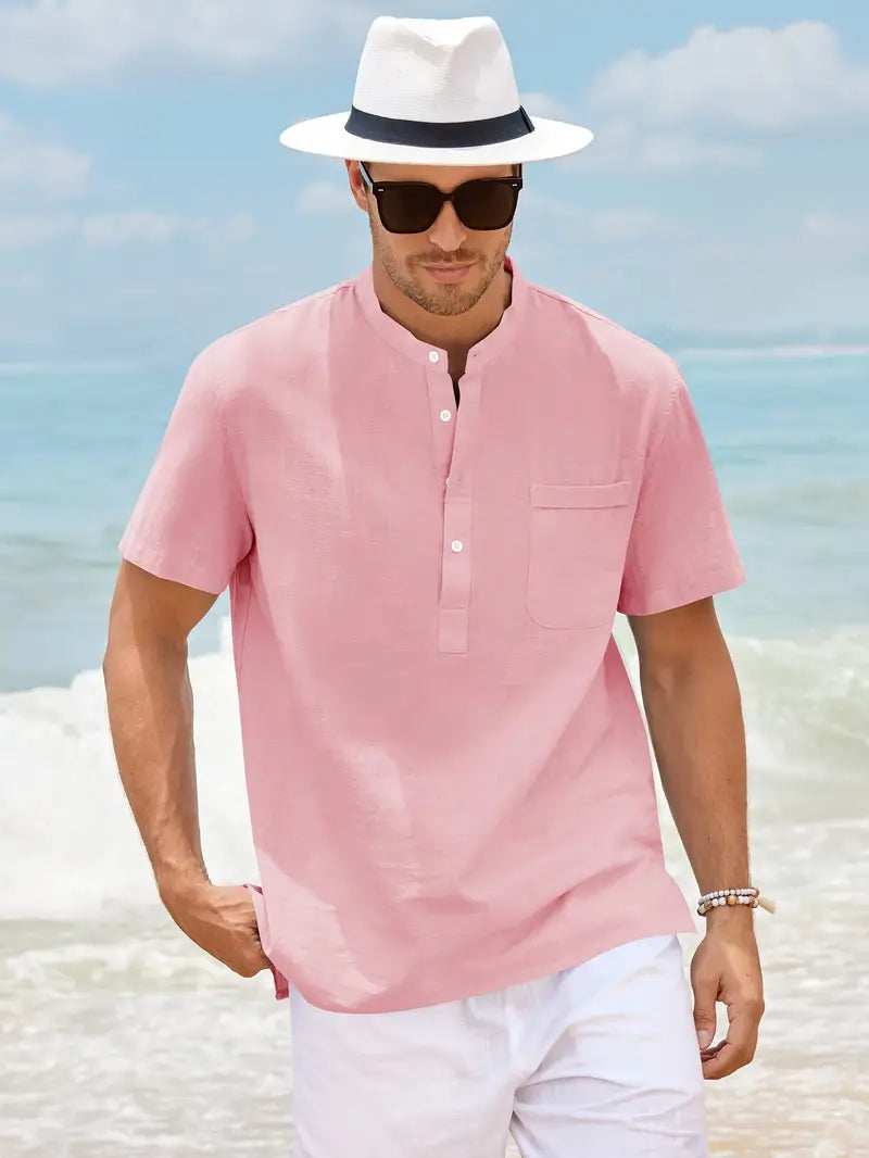 Joe – stylish no-short sleeve shirt for men