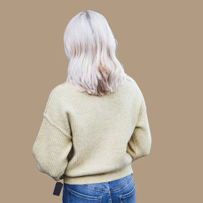 Ada – turtleneck sweater with laces