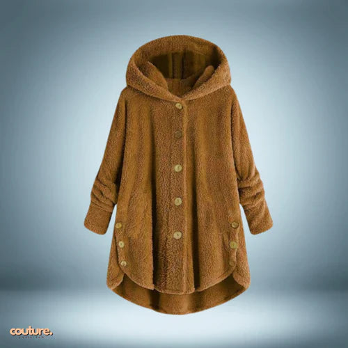 Teddy jacket - with buttons and hood