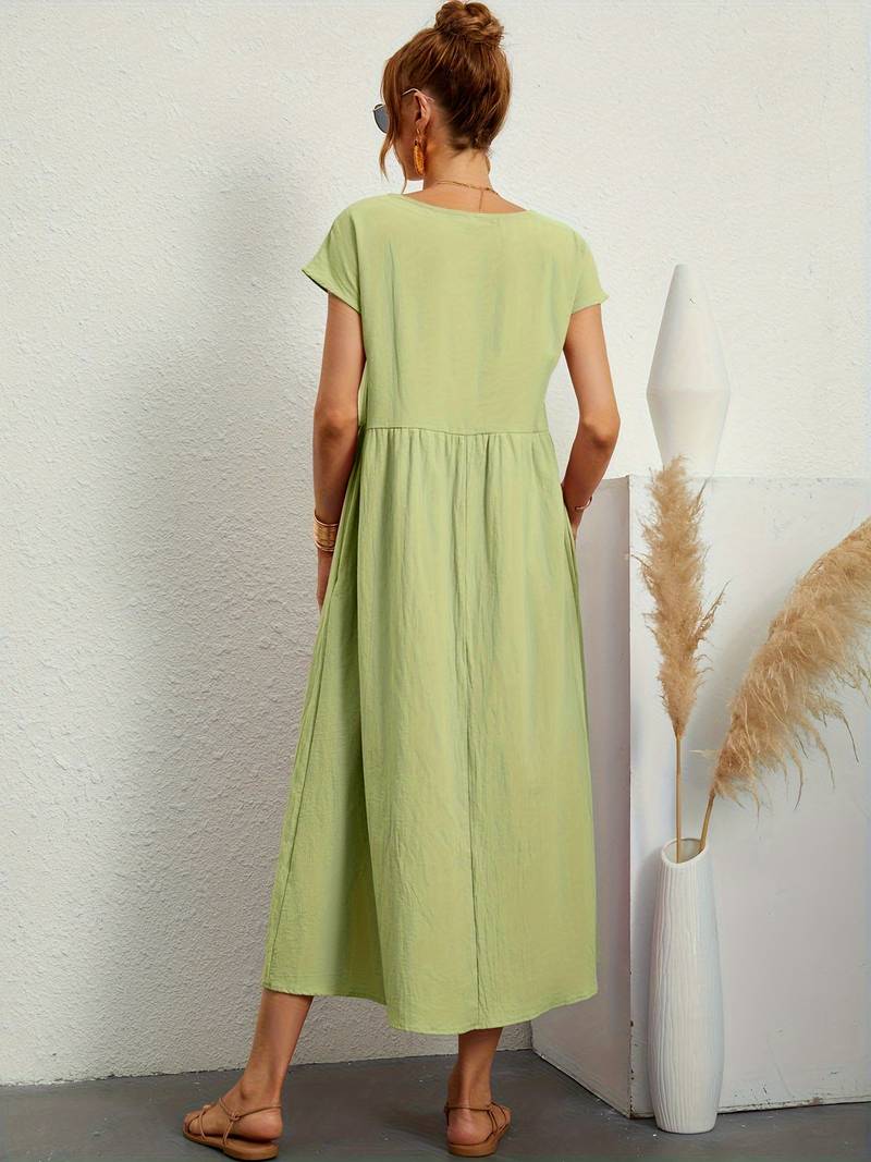 Harper – vintage short sleeve dress for spring and summer