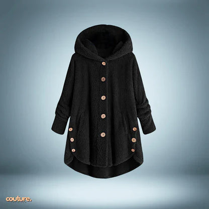 Teddy jacket - with buttons and hood