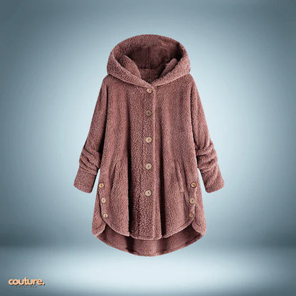 Teddy jacket - with buttons and hood