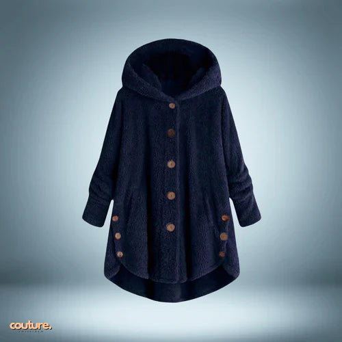 Teddy jacket - with buttons and hood