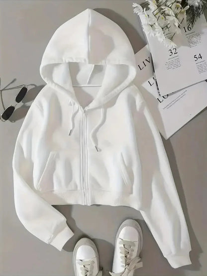 Melissa split zip hoodie