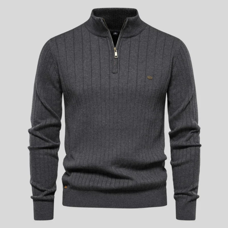 Philipp – classic half-zip sweater