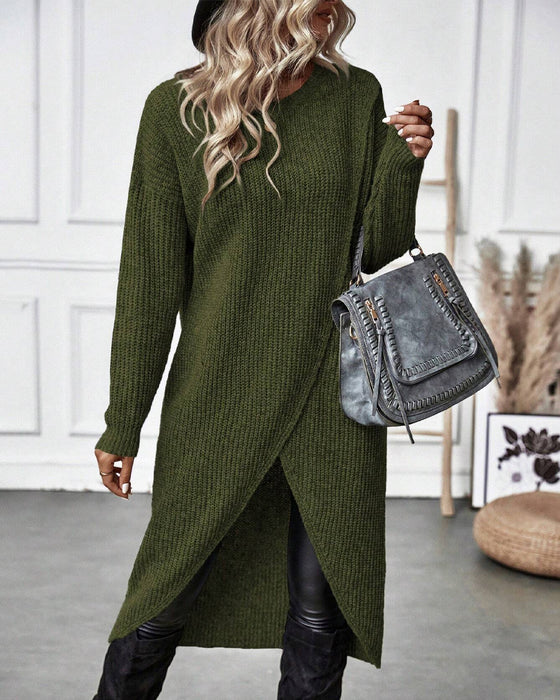 Cela - solid color sweater dress