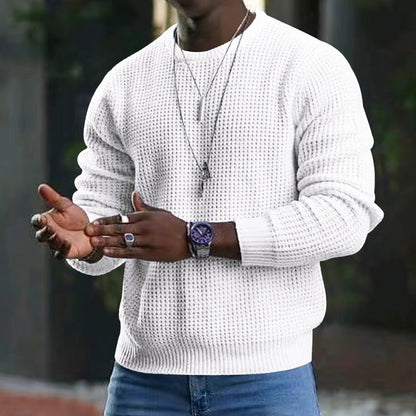 Darius - men's long sleeve sweater with crew neck