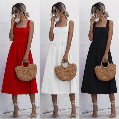 Lara - elegant sleeveless dress for summer