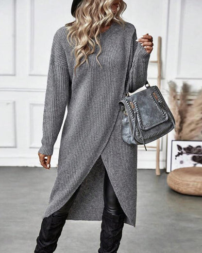 Cela - solid color sweater dress