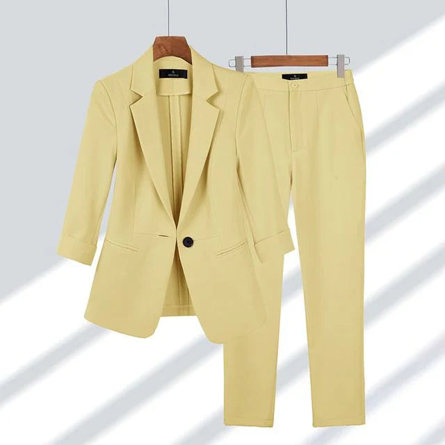 Celina - jacket and trousers in a set