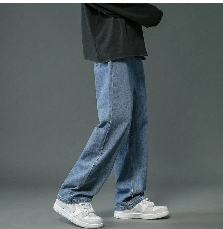 Brett - retro denim baggy pants