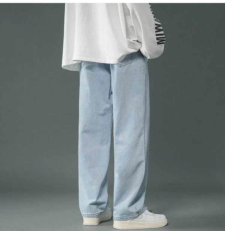 Brett - retro denim baggy pants