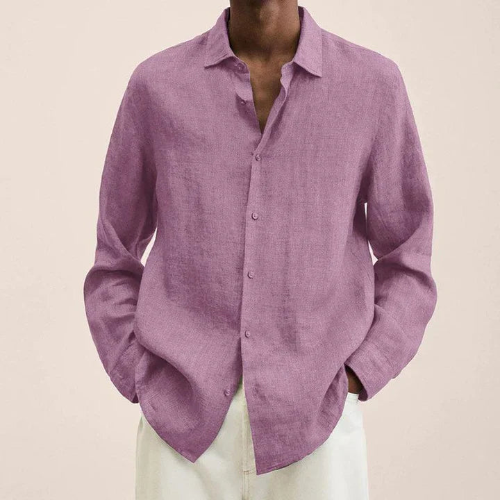 Elegant - linen men's shirt - lightness meets versatility