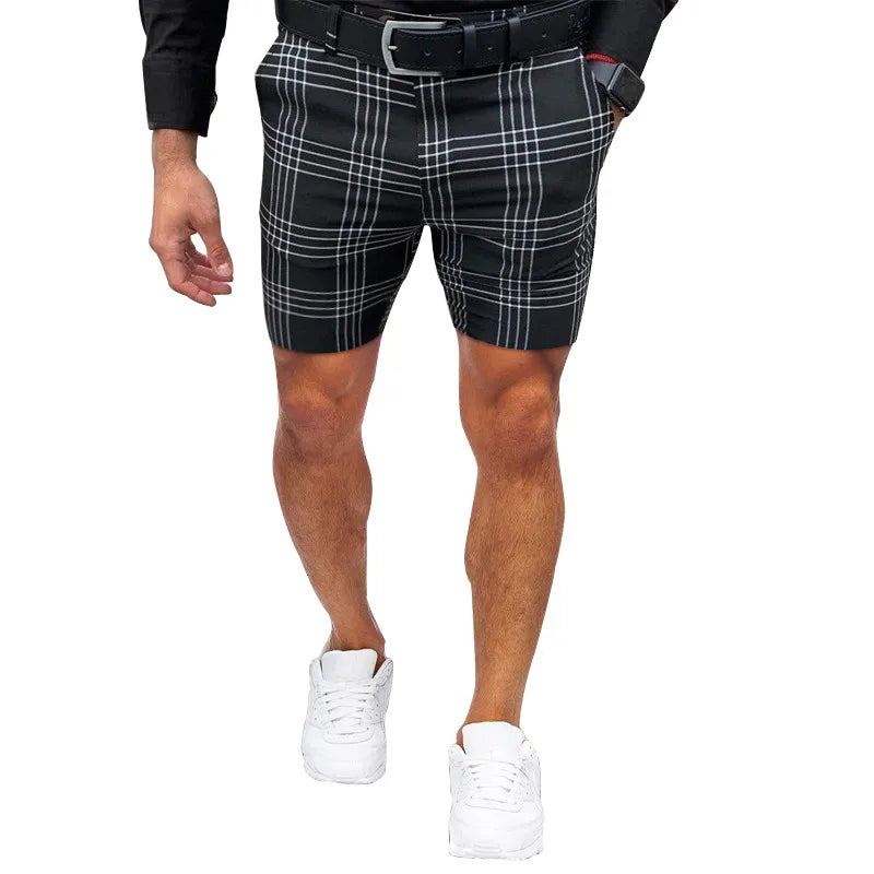 Andrew – casual checked shorts for men