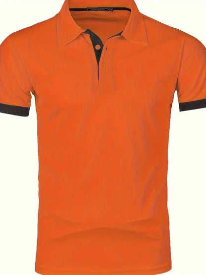 William – casual color block shirt for men