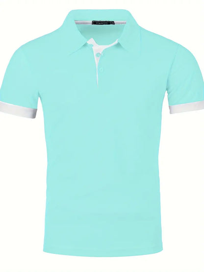 William – casual color block shirt for men