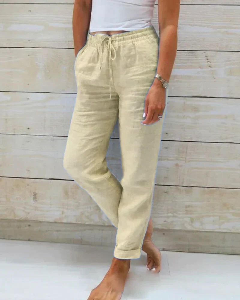 STACY - Stylish linen pants for women