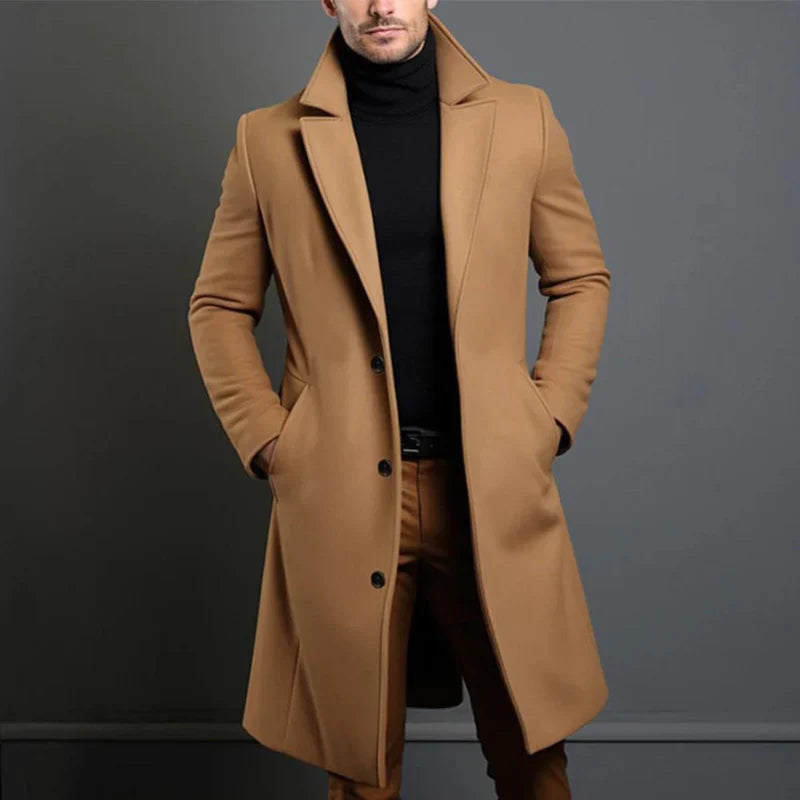 High quality wool coat for men