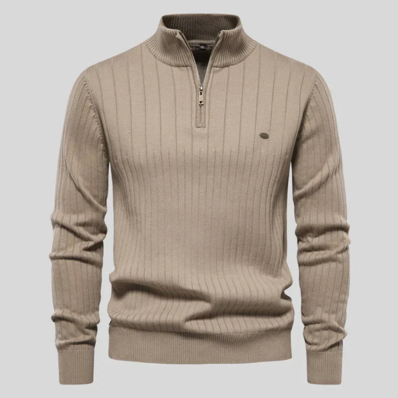 Philipp – classic half-zip sweater