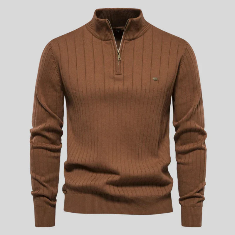 Philipp – classic half-zip sweater