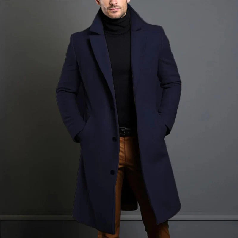 High quality wool coat for men