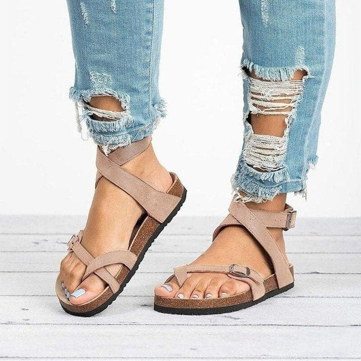 Leonora - beautiful sandals with leather straps