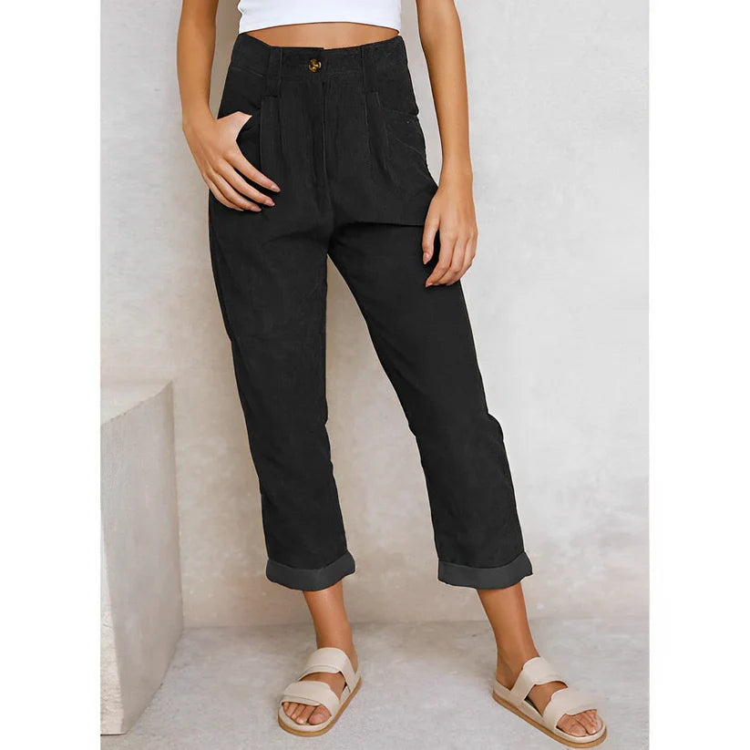 Jana - fashionable corduroy trousers