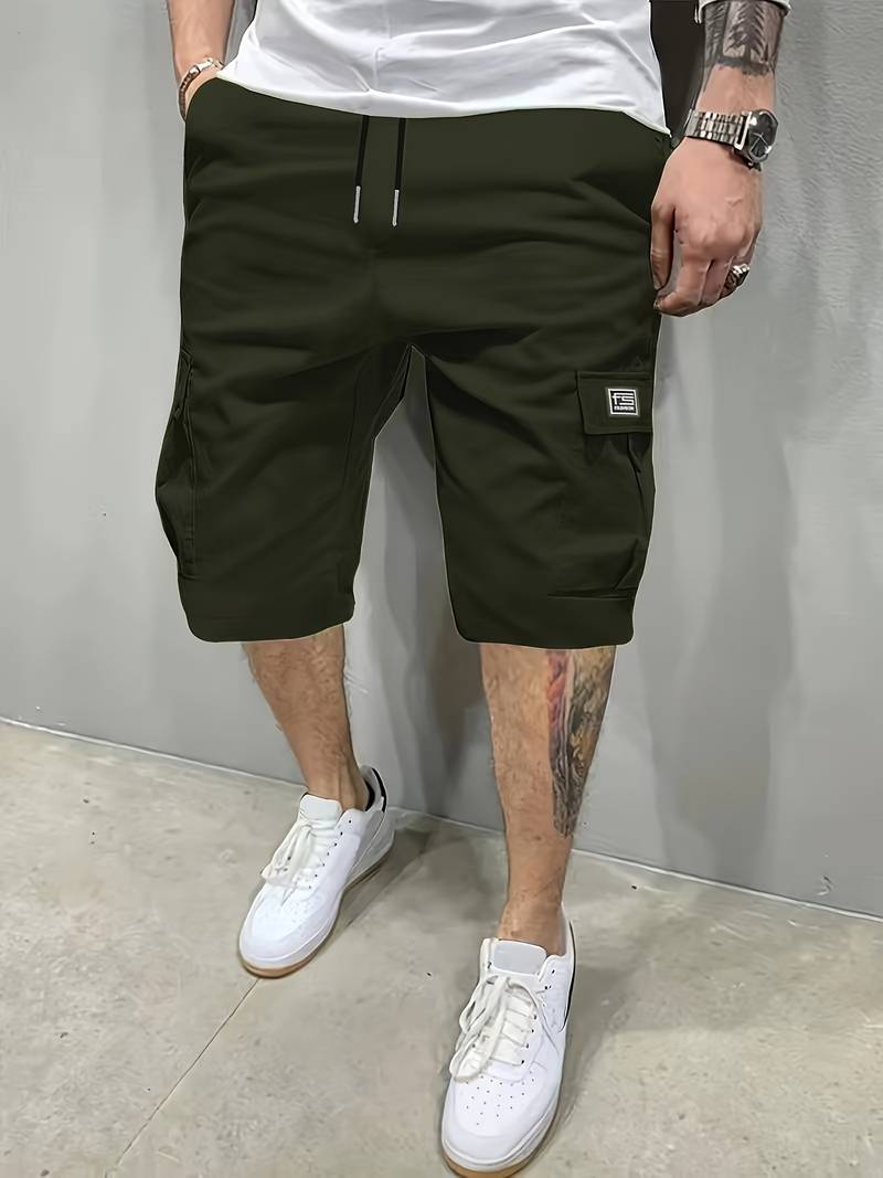 Jackson - palm tree graphic shorts