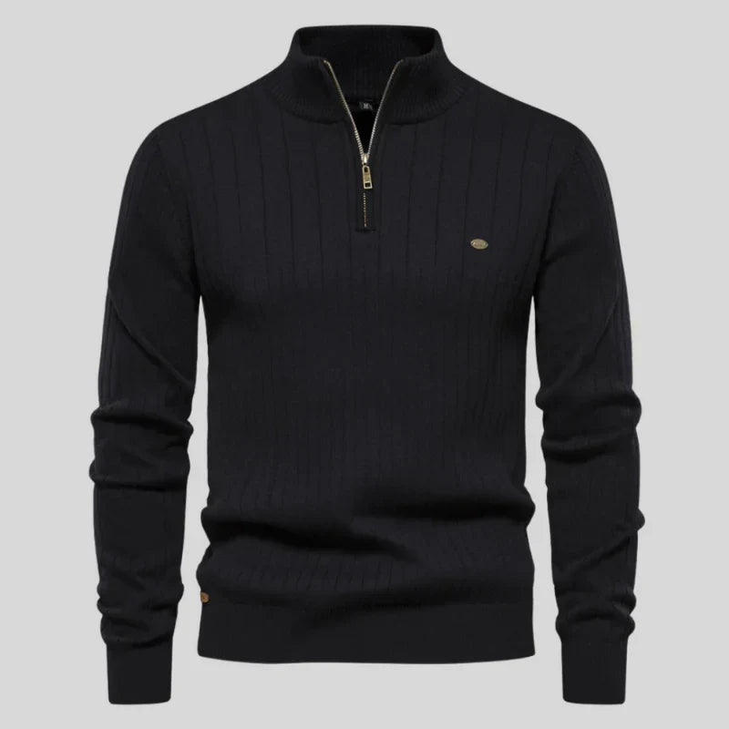 Philipp – classic half-zip sweater