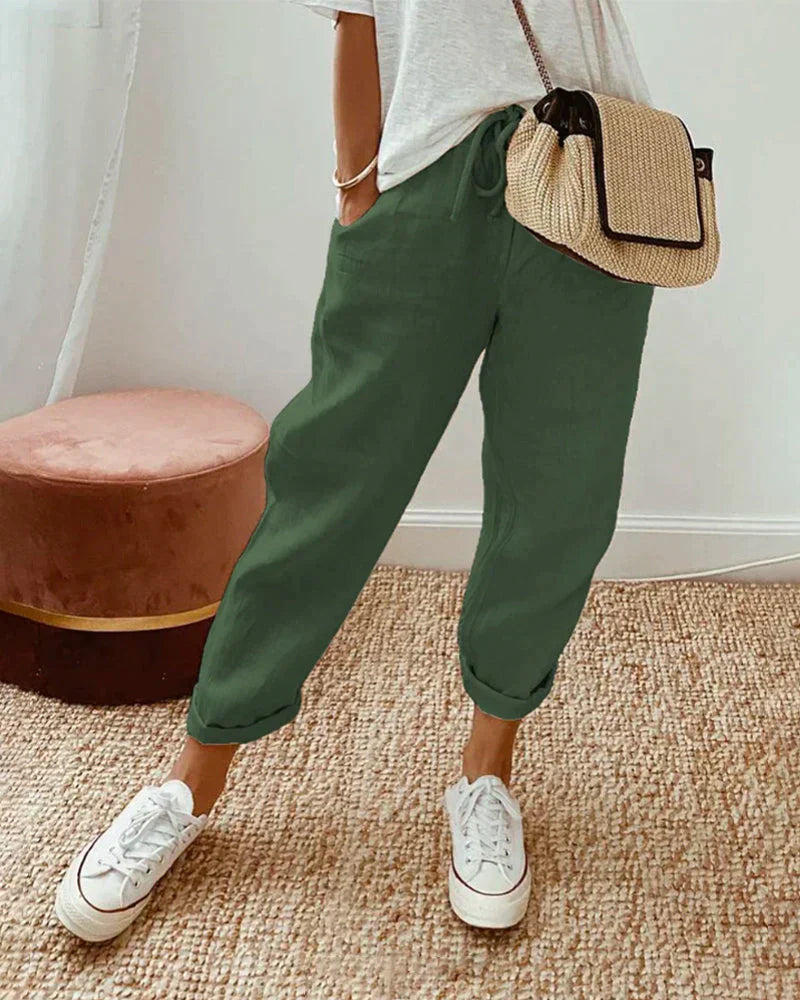 EVA - Casual and stylish linen trousers