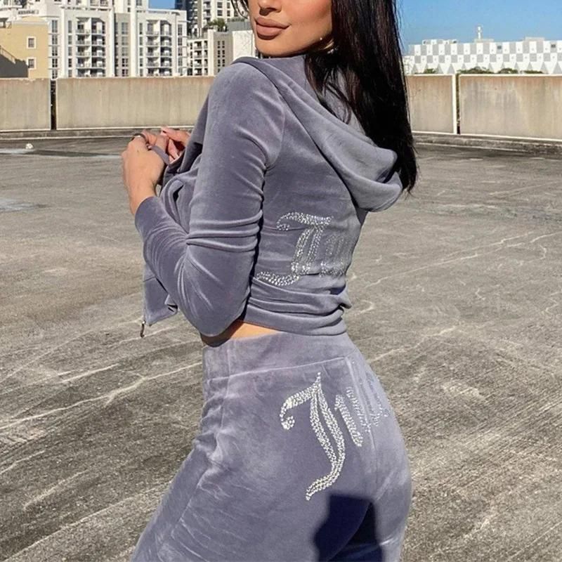 Trendy Y2k Juicy tracksuit - Joyline