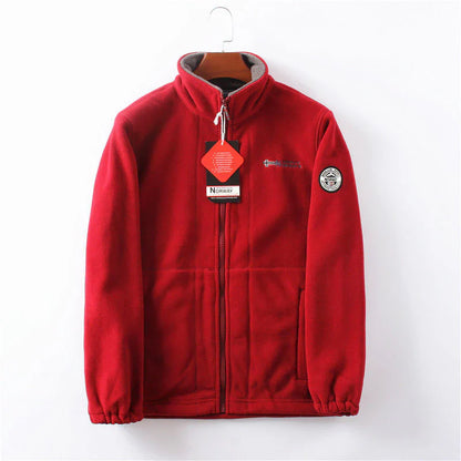 Windproof & comfortable men's fleece jacket