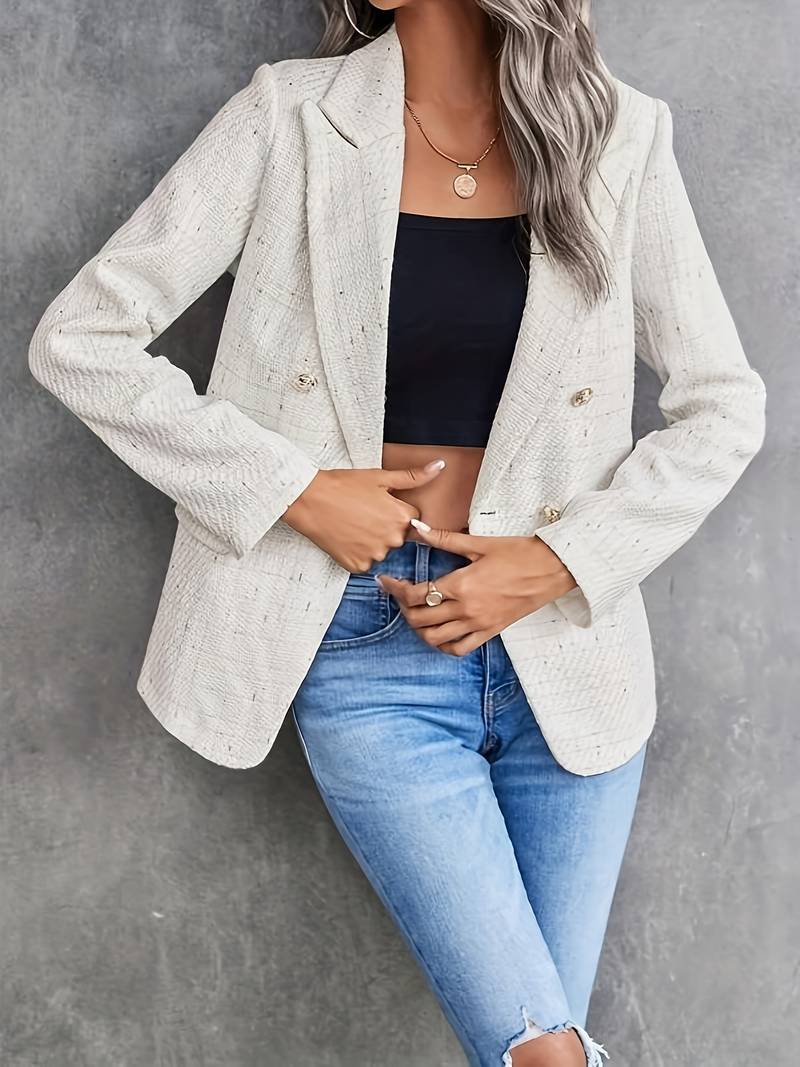 Abigail – long sleeve blazer with lapel collar