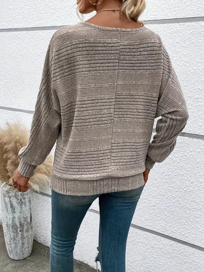 Wet | plain sweater with wide sleeves for women