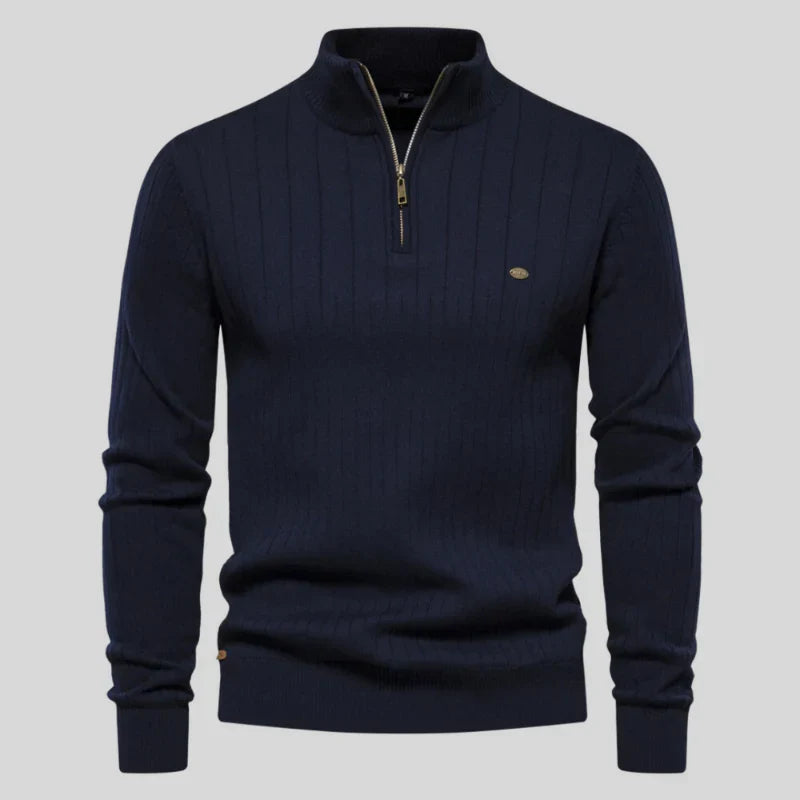 Philipp – classic half-zip sweater