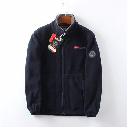 Windproof & comfortable men's fleece jacket