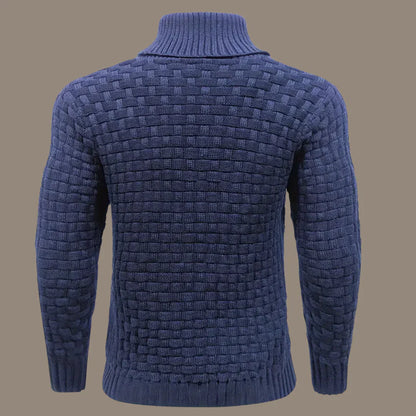 Arvigo - knitted men's sweater with button closure