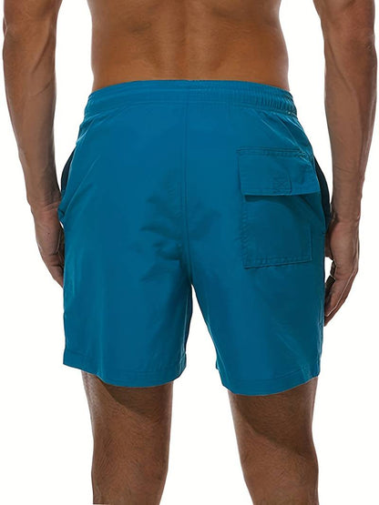 James casual swim shorts with mesh lining