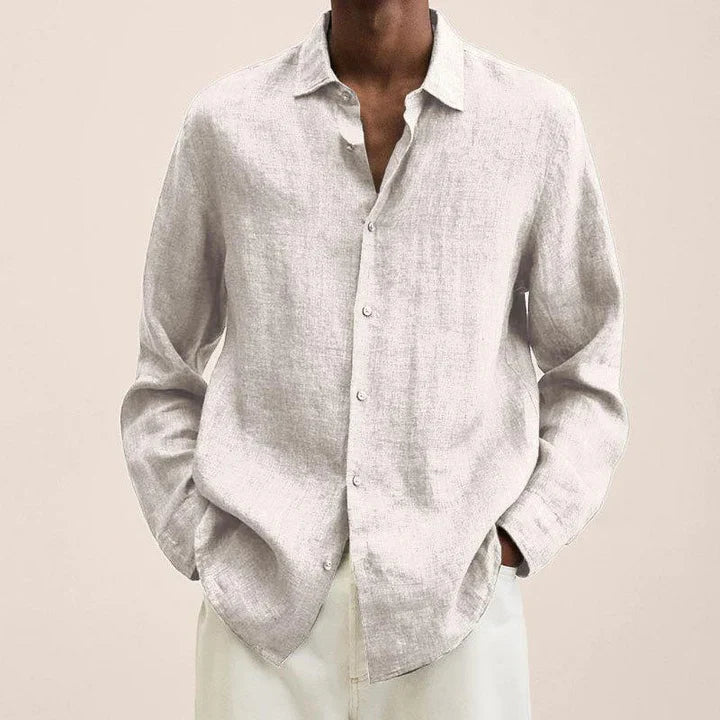 Elegant men's linen shirt - lightness meets versatility